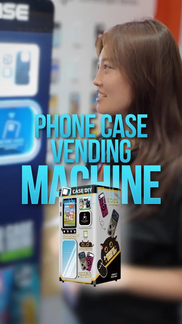 Phone case vending machine
