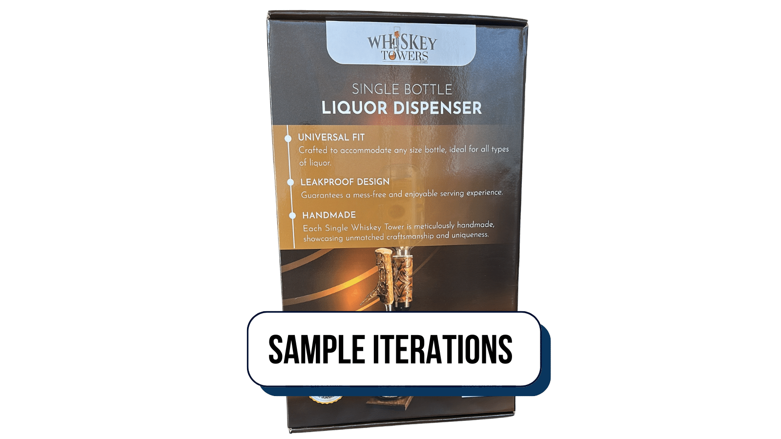 custom packaging sample iterations